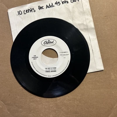 Trace Adkins The Rest Of Mine/Wayfaring Stranger CAPITOL Nashville 45 - Image 1 of 2