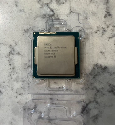 Intel Core i7-4770K 3.50GHz 8MB LGA 1150/Socket H3 Quad-Core CPU Processor SR147 - Image 1 of 2