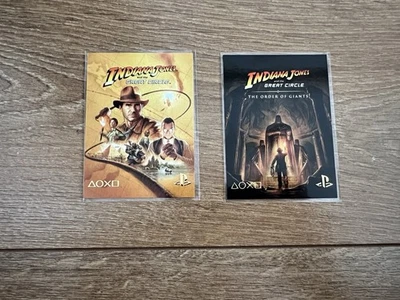 Indiana Jones The Great Circle  PlayStation Trading Card  X 2 Collectible Cards - Image 1 of 3