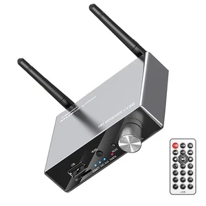 New Bluetooth 5.3 Transmitter Receiver Host Audio Adapter With Remote Control - Picture 1 of 21