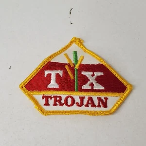 DE COLECCIÓN TX TROJAN SEED CORN Publicitario Parche Granja Agricultura Sombrero Abrigo Chaqueta Chaleco - Imagen 1 de 5