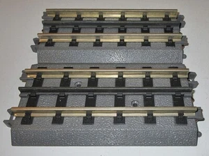 MTH REAL TRAX 5.0 INCH STRAIGHT TRACK X 2 PIECES - Picture 1 of 3