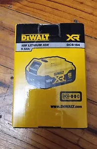 DEWALT BATTERY GENUINE DCB184-XE 18V 5.0AH - BRAND NEW SEALED - Picture 1 of 8