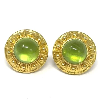 19k Elizabeth Locke Peridot耳环 — 第 1/3 张图片