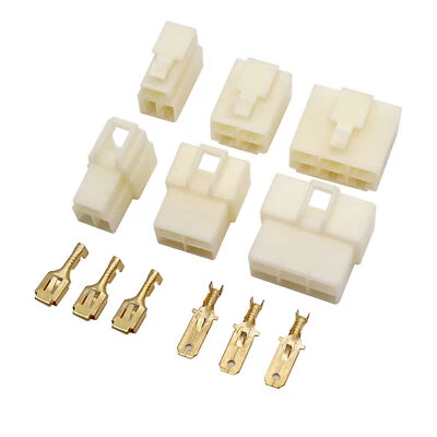 1Pin-12Way 6.3mm Electrical Plug Connector Terminal Block Car Motorcycle Scooter - Image 1 of 4