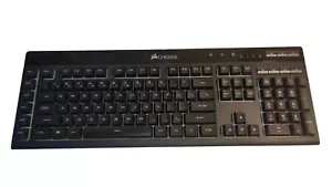 Wired Gaming Keyboard Corsair K55 RGB PRO Black Tested Fast Shipping - Picture 1 of 7