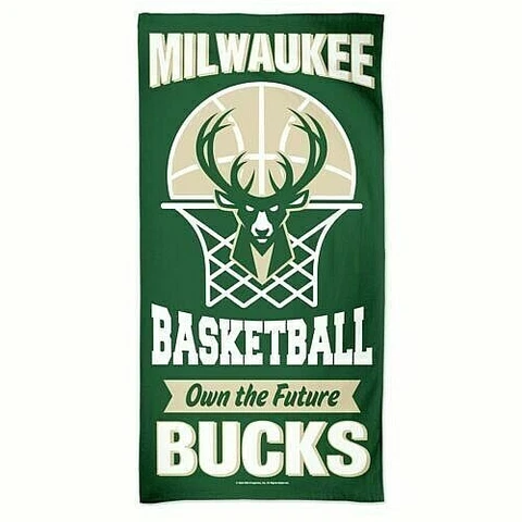 Milwaukee Bucks Beach Towel Size 30" x 60" Cover
