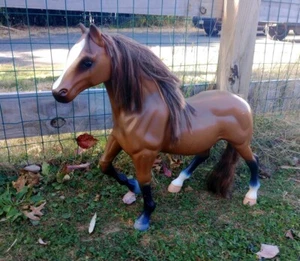 Large 20" Brown Quarter HORSE, By Battat, Equine Barn Farm, Doll Horse - Picture 1 of 11