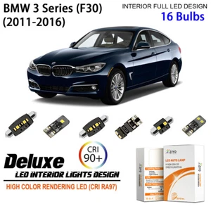 LED Interior Light Kit for BMW F30 3 Series 2012-2017 White Light Bulbs Upgrade - Picture 1 of 9