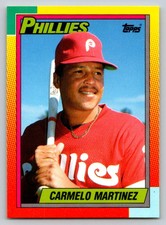 1990  Topps Traded #68T Carmelo Martinez Philadelphia Phillies