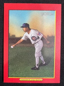 GREG MADDUX Chicago Cubs 2006 Topps Turkey Red #395 Red Parallel MLB HOF - Picture 1 of 1