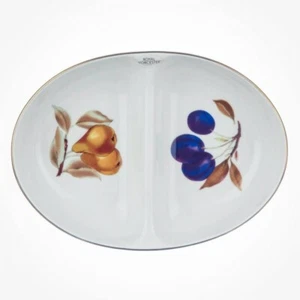 Royal Worcester Evesham Gold geteilt Schale - Bild 1 von 1