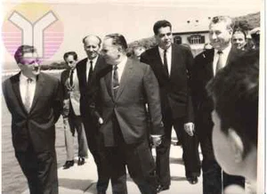 President Josip Broz TITO with Kardelj, Rankovic, Popovic - YUGOSLAVIA -  - Picture 1 of 2