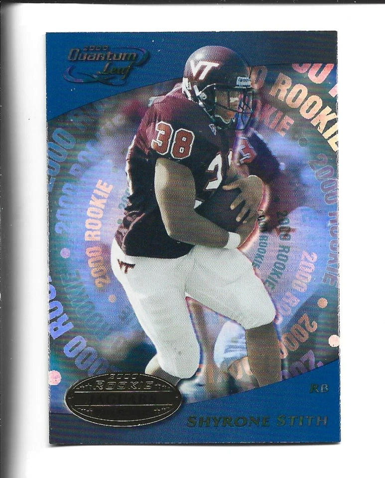 2000 Quantum Leaf #339 Shyrone Stith rookie card, Virginia Tech Hokies - Image 1 of 1