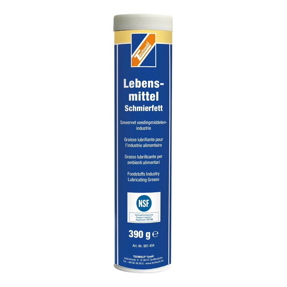 TECHNOLIT Lebensmittel-Schmierfett 390g, Schmiermittel, Universalschmierfett