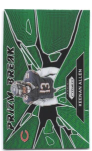 2024 Panini Prizm Green Keenan Allen Prizm Break - Picture 1 of 2