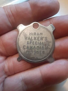 Vintage Hiram Walkers Canadian Whiskey Schlüsselanhänger 4 Wege Taschenschraubendreher  - Bild 1 von 2