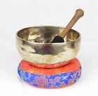 ***Beautiful*** Nepalese 12.3 cm Santi Singing Bowl with Stick and Ring 475g