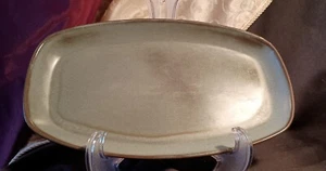 Frankoma Ceramic Snack Tray Woodland Moss - 6P - Picture 1 of 2