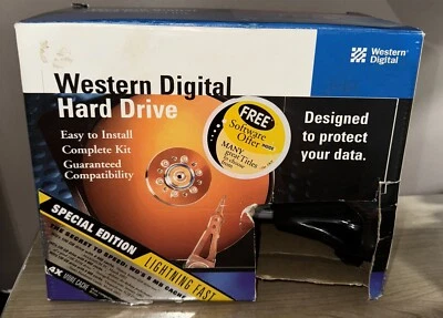 Western Digital 120 GB EIDE Hard Drive with 8MB Cache New In Original Packaging - Image 1 of 4