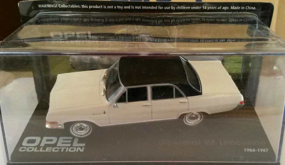 DIE CAST " DIPLOMAT V8 LIMOUSINE 1964 - 1967 " OPEL COLLECTION SCALA 1/43 - Immagine 1 di 1