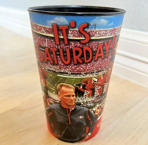 Georgia Bulldogs Football 2010 Souvenir Beverage Stadium Cup SEC It’s Saturday - Picture 1 of 5