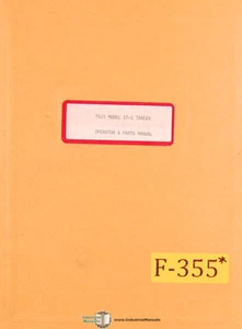 Fuji ST-1, operador de accesorio trazador y manual de piezas - Imagen 1 de 3