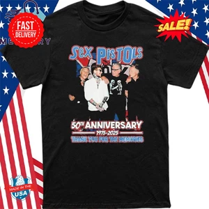 Sex Pistols 50th Anniversary 1975-2025 Thank You For The Memories Shirt - Picture 1 of 4