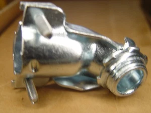 Thomas Betts Steel City 1/2" Squeeze Connector 10 LOT FMC AC 90 Grad Winkel XC 491 - Bild 1 von 3