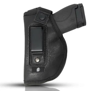 IWB Gun Holster by PH - Concealed Carry Soft Material | Soft Interior | Leather - Picture 1 of 7