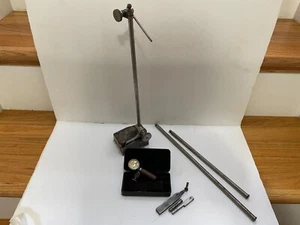 Vintage Starrett .001" Last Word No. 711-F Dial Test Indicator and Base SET - Picture 1 of 8