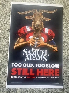 Sam Adams Tom Brady Too Old, Too Slow, Still Here Poster - Picture 1 of 6