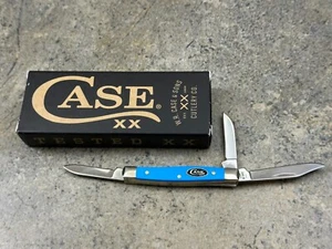 Case XX Smooth Light Blue Synthetic Small Stockman Pocket Knife 68904 4333 SS - Picture 1 of 3