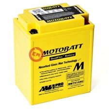 MOTOBATT MBTX14AU SEALED CAGIVA T4E 500 BATTERY 1987-1994