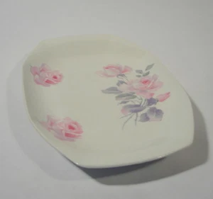 Hutschenreuther Hohenberg Schale Rosen Dekor Jugendstil Porzellan L 26 cm - Bild 1 von 5