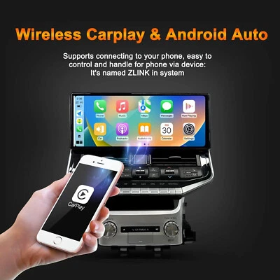 16.3'' Android Carplay Car Stereo Radio 4+32GB For 2008-2021 Toyota Land Cruiser - Image 1 of 4