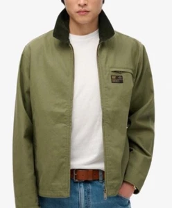 Superdry Men's Cord Collar Ranch Jacket Size XL RRP £84.99 - Picture 1 of 7