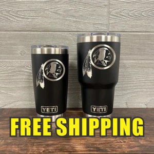 Washington Redskins Personalized Custom Engraved Tumbler - YETI 20ozor 30oz302 - Picture 1 of 3