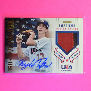 2012 Panini USA Baseball National Team 15U Signatures /35 Kyle Tucker Patch AUTO