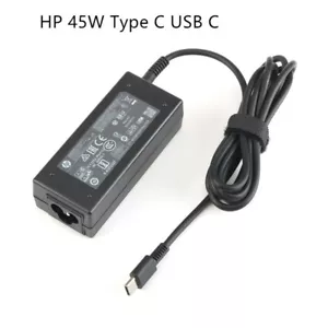 NEW OEM 45W Type C USB C Adapter For HP Chromebook X360 918337-001 844205-850 - Picture 1 of 7