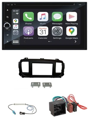 Blaupunkt 2DIN Bluetooth DAB USB DVD MP3 Autoradio für Citroen Jumpy Spacetourer - Bild 1 von 4