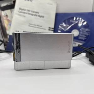 Sony Cyber-Shot DSC-T90 12,1 MP fotocamera digitale touchscreen argento testata - Foto 1 di 16