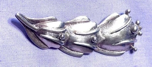VINTAGE MODERNIST MEXIKO 950 STERLING HECTOR AGUILAR BROSCHE ANSTECKNADEL - Bild 1 von 5