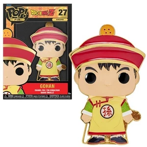 Funko POP! Gohan Dragon Ball Z Large Anime Enamel Pin #27 New - Picture 1 of 6