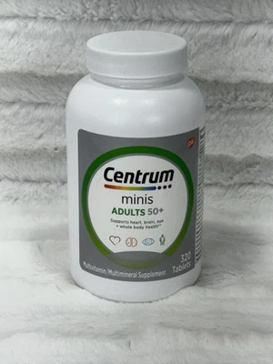 Centrum Minis Silver Multivitamin for Adults 50 Plus 320 Count Tablets 03/27 - Image 1 of 3