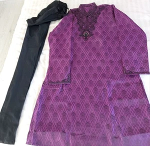 Mens Indian Kurta / Sherwani Shalwar Kameez Pyjama South Asian wedding outfit - Picture 1 of 7