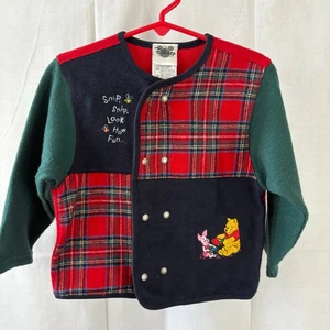 Disney Katalog Color Me Pooh Line Fleece Druckknopfleiste leichte Jacke 3T - Bild 1 von 6