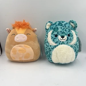 Squishmallows Griffin Nassim 8" Peluche Juguetes 2X Paquete Trabajo Lote Tamaño Pequeño - Imagen 1 de 5