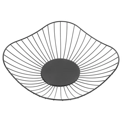  2 pcs Creative Household Iron Art Fruit Container Holder Snack Bowl Plate for - Image 1 of 4