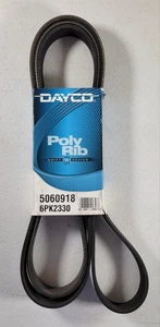 DAYCO Serpentine Belt 5060918 OEM 6PK2330 Poly Rib Quiet Design USA - Picture 1 of 7
